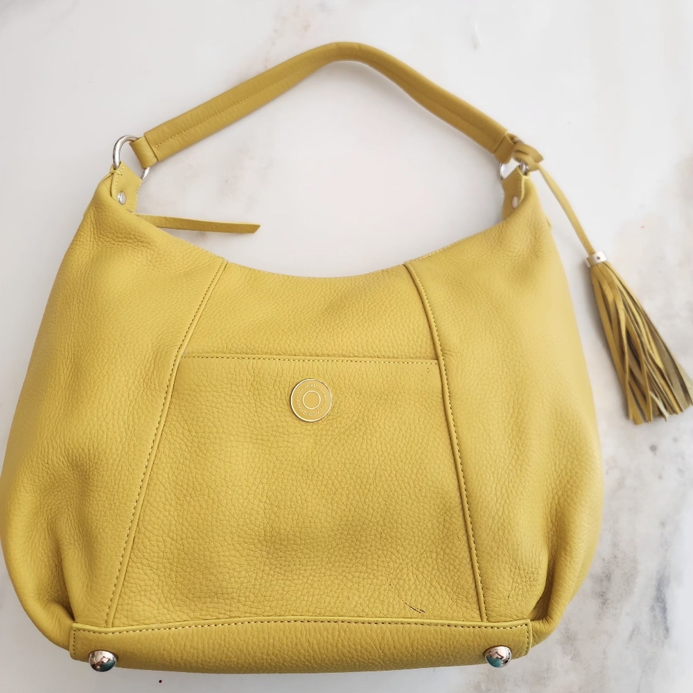 Isaac Mizrahi Yellow Handbag. Perfect Summer Color! - Picture 10 of 15